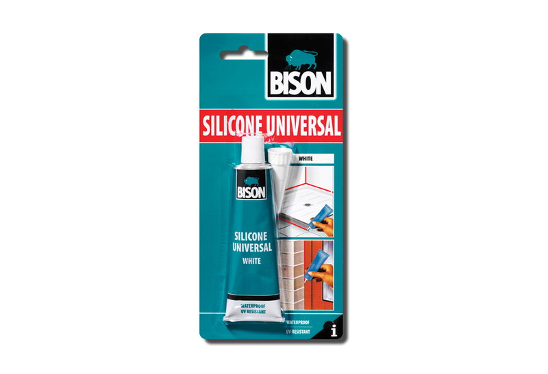 Σφραγιστικό Σιλικόνης Bison Universal 60ml Λευκό