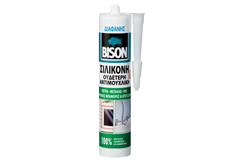 Σφραγιστικό Σιλικόνης Ουδέτερο Bison 280ml Διάφανο