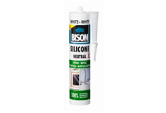Σφραγιστικό Σιλικόνης Ουδέτερο Bison 280ml Λευκό