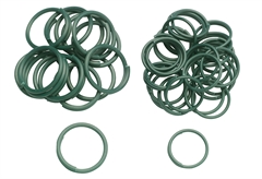 Σετ Δαχτυλίδια Δεσίματος Lux Φ2.5cm Πράσινο Σκούρο 15τμχ