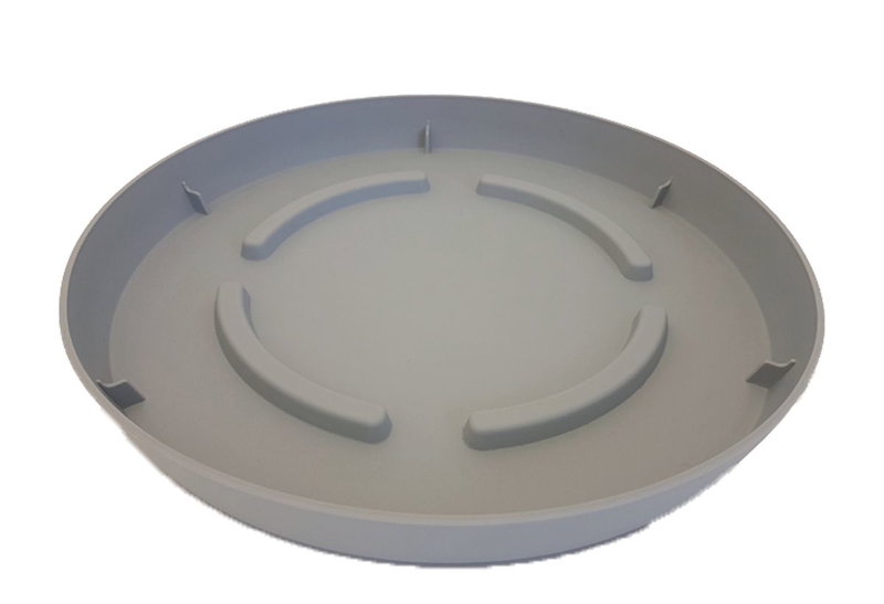 Πιάτο Γλάστρας Plastona Φ.14,7cm Γκρι Ανοιχτό