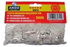 Anso Σετ Σταυροί Πλακιδίων 75 Τεμάχια 6mm