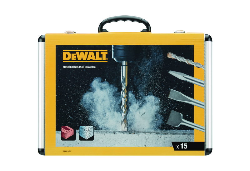 Σετ Τρυπάνια-Καλέμια Dewalt SDS Plus Σετ 15 Tεμαχίων