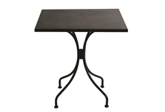 Τραπέζι Μετταλικό Μαύρο Φ70x72cm