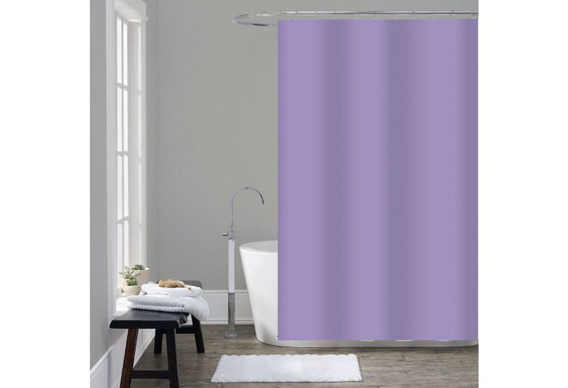 Κουρτίνα Μπάνιου Υφασμάτινη Cyclops Lavender 180x180cm
