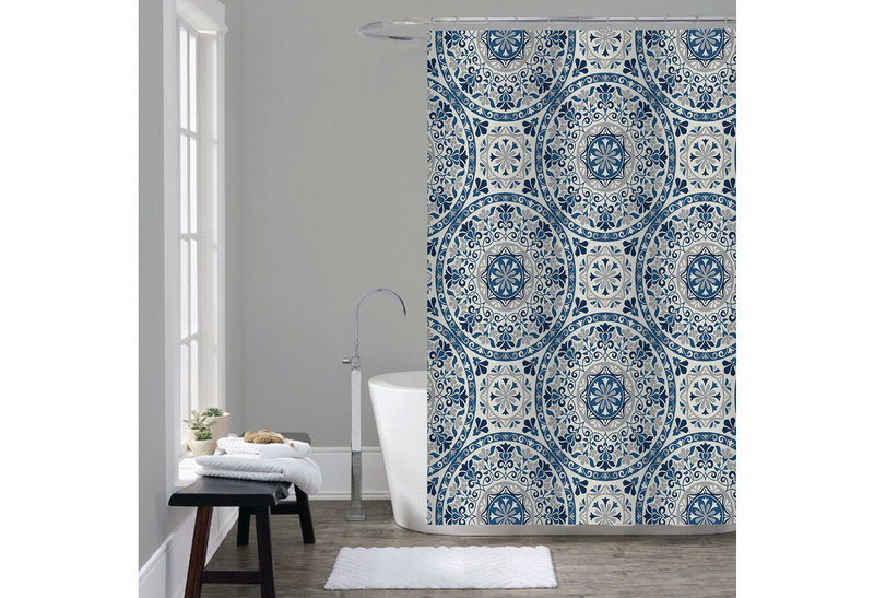 Κουρτίνα Μπάνιου Υφασμάτινη 180x200cm Loseta Cyclops