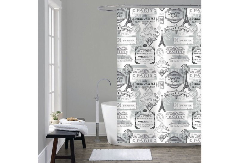 Κουρτίνα Μπάνιου  Υφασμάτινη Cyclops Paris 240x180cm