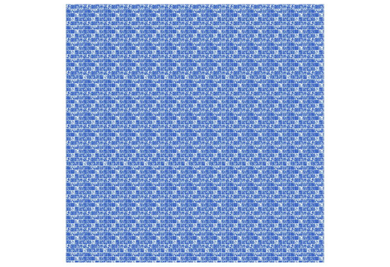 Αυτοκόλλητο Ρολό Mosaico Μπλε Ανοιχτό