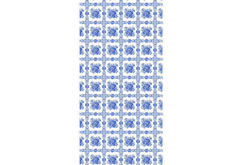 Αυτοκόλλητο Ρολό Azulejo Μπλε