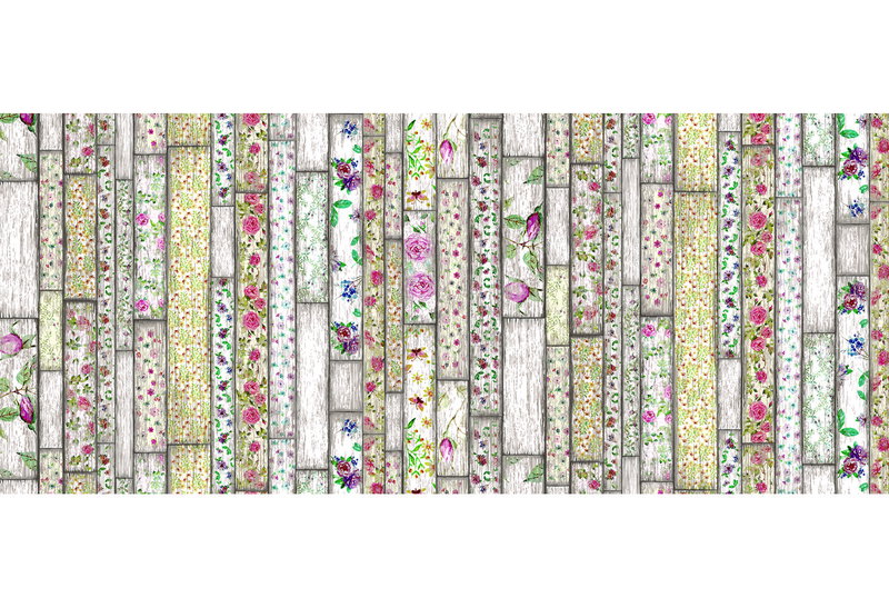 Αυτοκόλλητο Ρολό Flowery Woods Πολύχρωμο