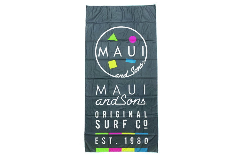 Maui&Sons Πετσέτα Θαλάσσης 180x90cm Γκρι