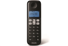 Τηλέφωνο Ασύρματο Philips D1611B/34 Μαύρο