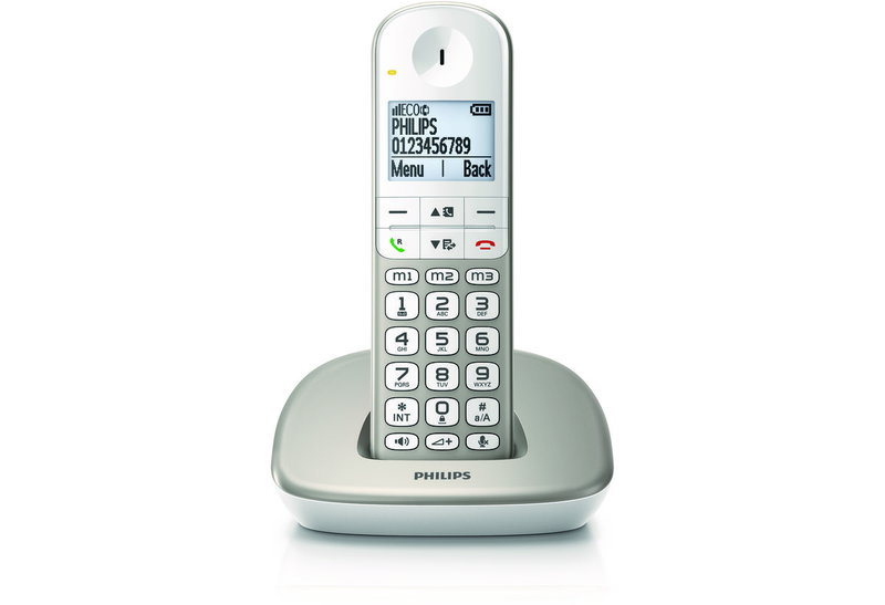 Philips XL4901S/G Ασύρματο Τηλέφωνο Λευκό