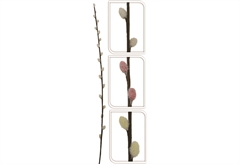 Διακοσμητικό Φυτό Κλαδί Ιτιάς με Άνθος 77cm σε Διάφορες Αποχρώσεις