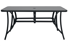 Τραπέζι Κήπου Nattera Smile Μ150xΠ90xY70cm