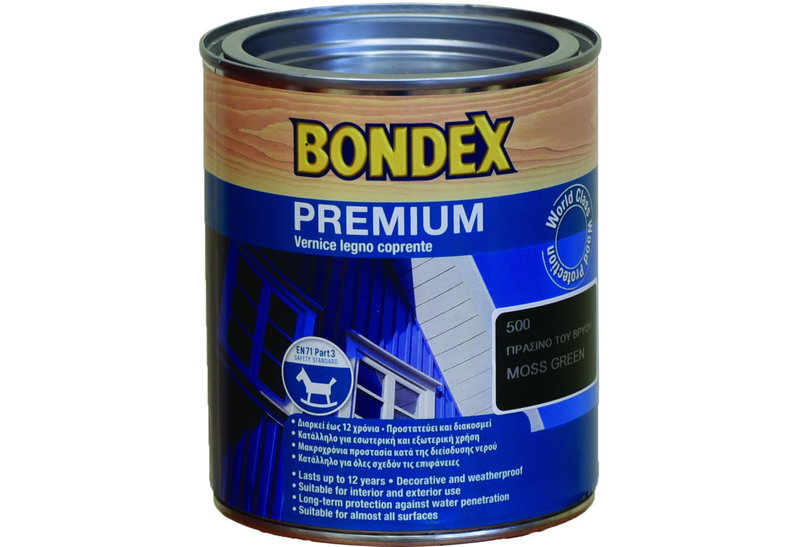 Βερνίκι Ξύλου Bondex Premium Πράσινο 750ml