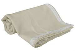 Τραπεζομάντηλο Easy Home Deco 170x170cm με Δαντέλα Λευκό