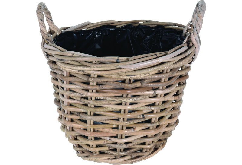 Διακοσμητικό Καλάθι Φ.30Xυ23cm Ξύλο Kubu