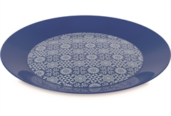 Πιάτο Ρηχό Blue Patterns Φ.26cm