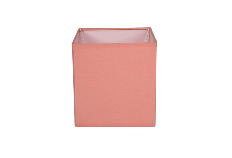 VK Leading Light E27/E14/S17/112 Καπέλο Τετράγωνο Ροζ 17x17x18cm