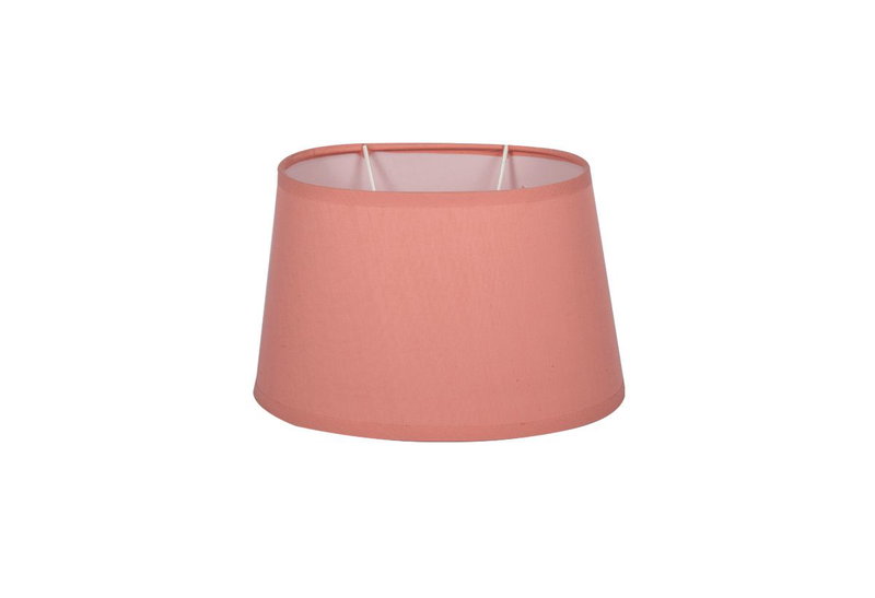 VK Leading Light E27/E14/OV23/112 Καπέλο Οβάλ Ροζ Φ20cm