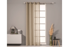 Κουρτίνα Easy Home Nova 260x140cm Μπεζ με Τρουκς
