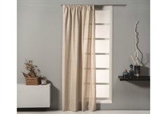 Κουρτίνα Easy Home Mira 270x140cm Εκρού με Τρέσα