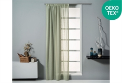 Κουρτίνα Easy Home Erela 270X140cm Λαδί Γάζα με Τρέσα