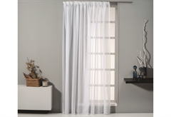Κουρτίνα Easy Home Saggita 300x270cm Λευκή με Τρέσα