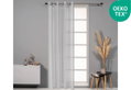 Κουρτίνα Easy Home Phoebe 260x140cm Γκρι με Τρουκς