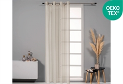 Κουρτίνα Easy Home Phoebe 260x140cm Μπεζ με Τρουκς