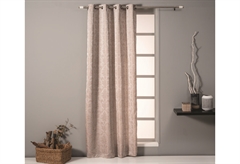 Κουρτίνα Easy Home Calypso 260x140cm Μπεζ με Τρουκς