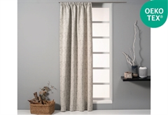 Κουρτίνα Easy Home Divina 270x140cm Λαδί Ζακάρ με Τρέσα