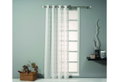 Κουρτίνα Easy Home Amalthea 260x140cm Λευκό/Γκρι με Τρουκς