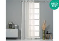 Κουρτίνα Easy Home Arcelia 260x140cm Λευκό/Χρυσό με Τρουκς