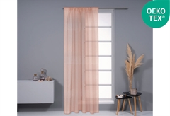 Κουρτίνα Easy Home Aurora 270x140cm Ροζ με Τρέσα