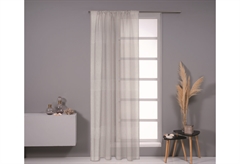 Κουρτίνα Easy Home Aurora 270x140cm Γκρι με Τρέσα