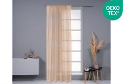 Κουρτίνα Easy Home Aurora 270x140cm Μπεζ με Τρέσα