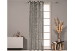 Κουρτίνα Easy Home Noelani 260x140cm Γκρι με Τρουκς