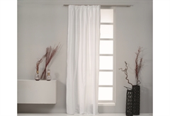 Κουρτίνα Easy Home Kiana 300x140cm Λευκή με Τρέσα