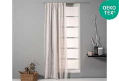Κουρτίνα Easy Home Libra 270x140cm Μπεζ Γάζα με Τρέσα