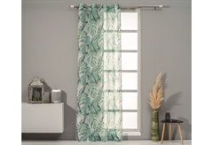 Κουρτίνα Easy Home Ophelia 260x140cm Πράσινη με Τρουκς