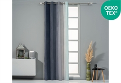 Κουρτίνα Easy Home Iris Suede 260X140cm Γκρι με Τρουκς