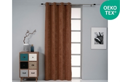 Κουρτίνα Easy Home Orion Κοτλέ 260x140cm Καμελ με Τρουκς