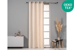 Κουρτίνα Easy Home Orion Κοτλέ 260x140cm Εκρού με Τρουκς