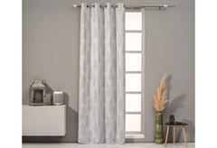 Κουρτίνα Easy Home Cassiopia Blackout 260x140cm Γκρι με Τρουκς