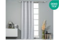 Κουρτίνα Easy Home Kayla Blackout 260x140cm Γκρι Εμπριμέ με Τρουκς