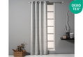 Κουρτίνα Easy Home Calypso 260x140cm Μπεζ/Μπλε με Τρουκς