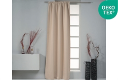 Κουρτίνα Easy Home Hamal Blackout 300X270cm Μπεζ με Τρέσα