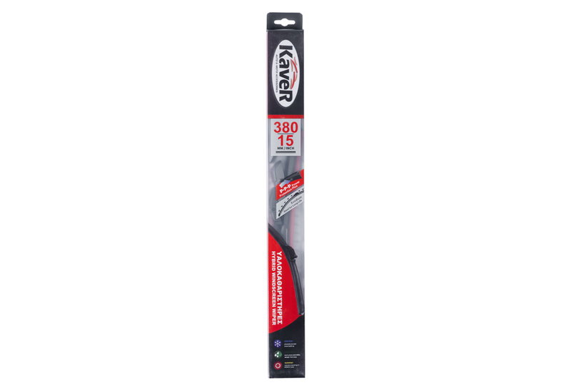 Υαλοκαθαριστήρας Kaver Hybrid Flat 15'' 380mm Τοποθέτηση Μπροστά